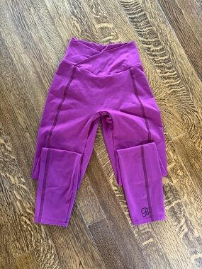 Bombshell Tiny Waist Magenta Leggings